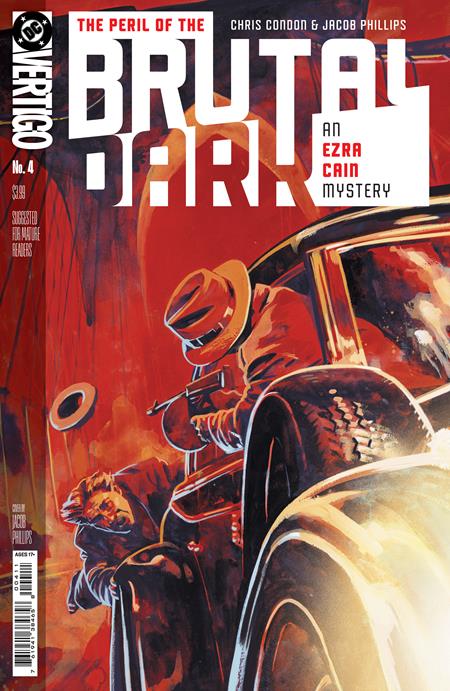 🔞 Peril of the Brutal Dark: An Ezra Cain Mystery #4 - Jacob Phillips Main Cover (Closed)