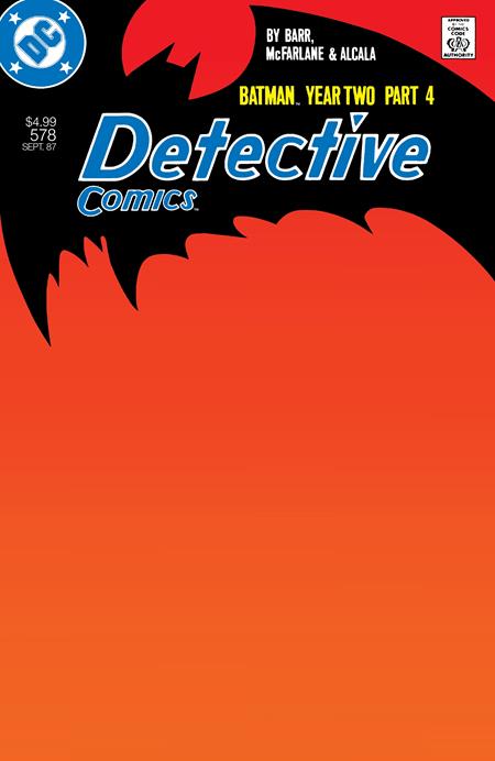 Detective Comics #578 - Facsimile 2026 - Year Two #4 - Blank Variant (Closed)