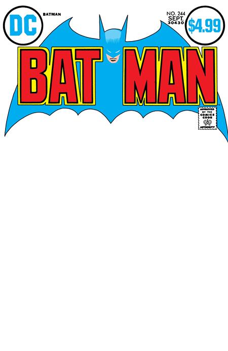 Batman #244 "Facsimile 2026" - Blank Sketch Variant (Closed)