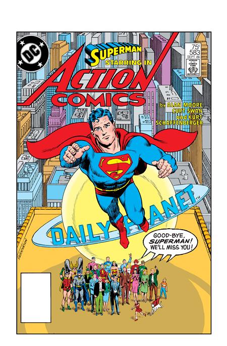 Action Comics #583 - Facsimile 2026 - Whatever Happened to the Man of Tomorrow #2 - Curt Swan Main Cover (Closed)