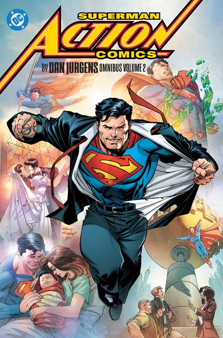 Superman: Action Comics by Dan Jurgens Omnibus - Vol 02 - HC - Andy Kubert Main Cover (Closed)