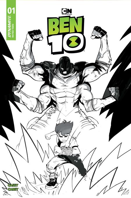 Ben 10 #1 - 2026 - Sebastian Piriz 1:15 Line Art Variant (Released)