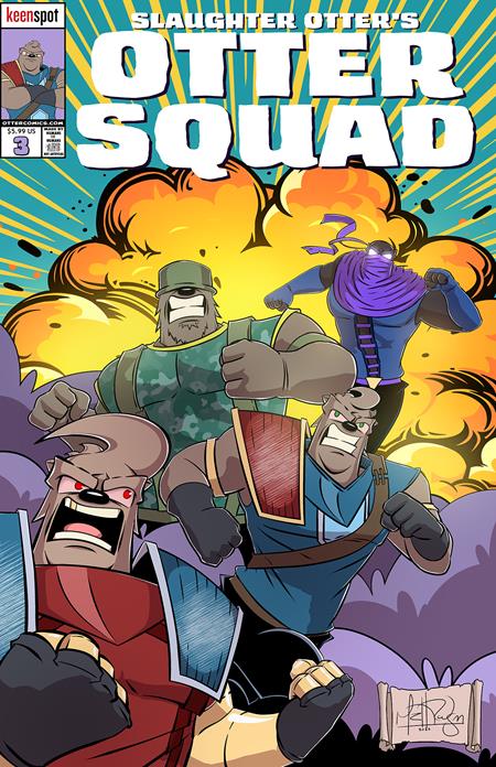 Otter Squad #3 - Matt Rodgers Cool Guys Dont Look at Explosions Main Cover (Closed)
