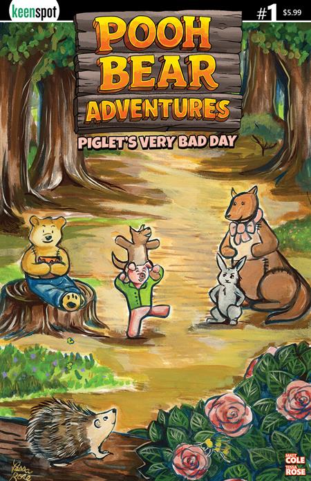 Pooh Bear Adventures: Piglets Very Bad Day #1 - Tessa Rose Main Cover (Closed)