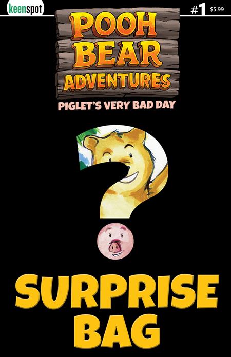 Pooh Bear Adventures: Piglets Very Bad Day #1 - Mystery Surprise Cover Bagged w/ Trading Card Variant (Closed)