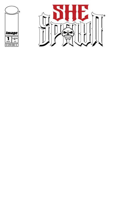 She-Spawn #1 - Blank Sketch Variant (Closed)