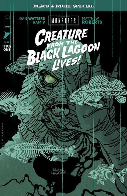 Universal Monsters: Creature from the Black Lagoon Lives #1 "Black + White" - Mark Chiarello Variant (Closed)