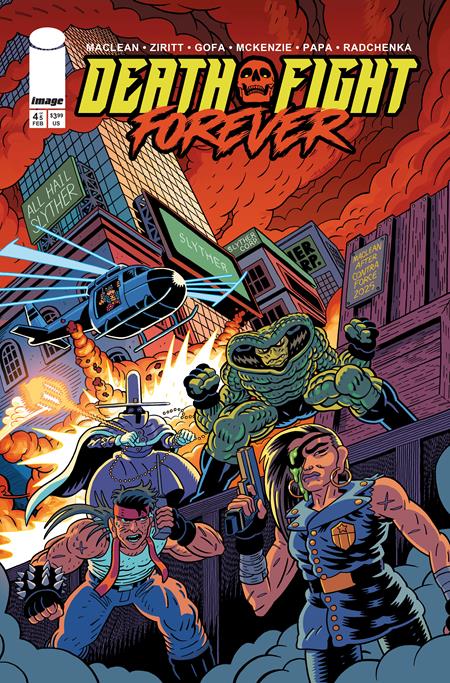 🔞 Death Fight Forever #4  - Andrew MacLean Main Cover (Closed)