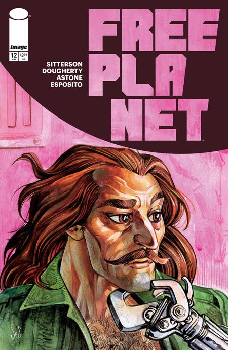 Free Planet #12 - Jed Dougherty Main Cover (Closed)