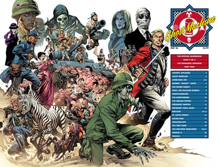 Ghost Machine: The Official Guidebook #2 - Ivan Reis Wraparound Variant (Closed)