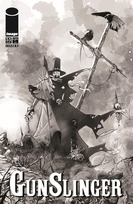 Gunslinger #55 - Spawn Universe - Ig Guara B&W Variant (Closed)