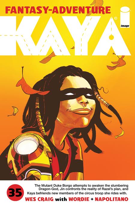 Kaya #35 - Wes Craig Main Cover (Closed)