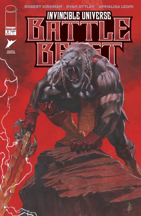 Battle Beast #2 "Invincible Universe" - Riccardo Federici 4th Printing Variant (Closed)