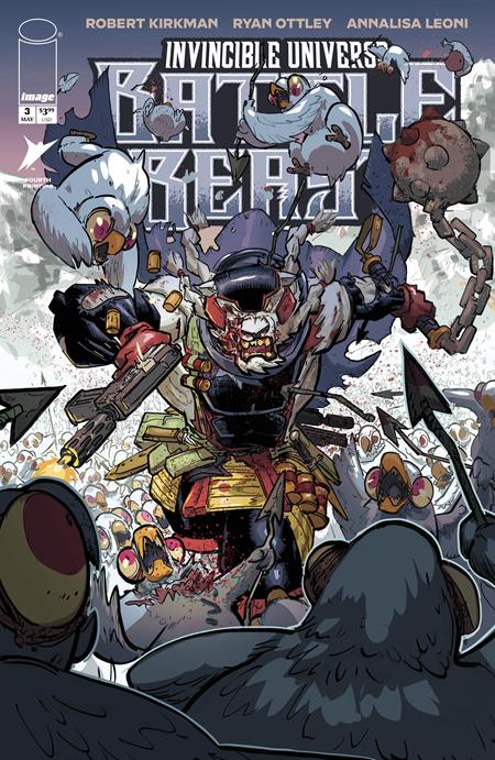 Battle Beast #3 "Invincible Universe" - Riley Rossmo 4th Printing Variant (Closed)