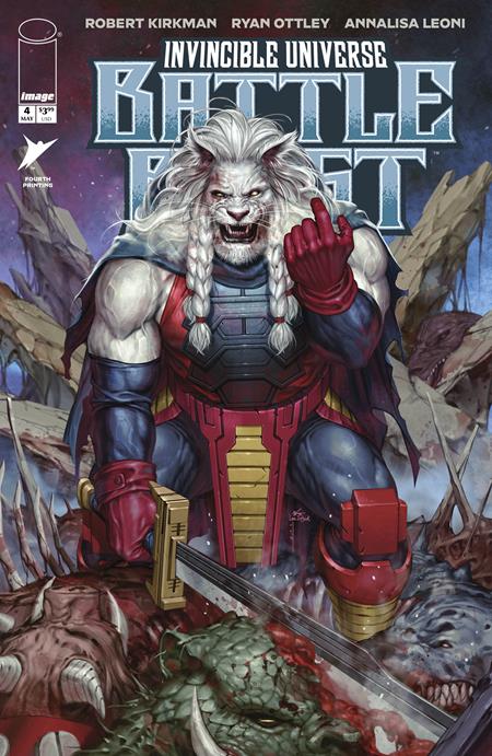 Battle Beast #4 "Invincible Universe" - Inhyuk Lee 4th Printing Variant (Closed)