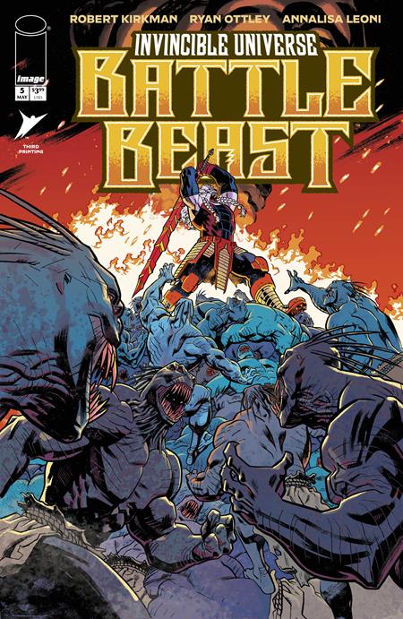 Battle Beast #5 "Invincible Universe" - Mike Hawthorne 3rd Printing Variant (Closed)