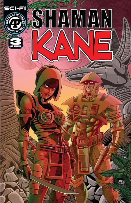 Shaman Kane #3 - David John Broughton Main Cover (Closed)