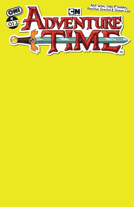 Adventure Time #13 "2025" - Blank Sketch Magic Man Yellow Variant (Closed)