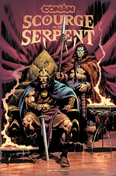 🔞 Conan the Barbarian: Scourge of the Serpent - Vol 01 - Roberto De La Torre - Direct Market Throne Exclsuive - TPB - 9781787748491 (Closed)