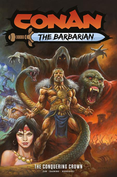 🔞 Conan The Barbarian - Vol 07: The Conquering Crown - Regular Edition - TPB - 9781787746084 - Main Cover (Closed)