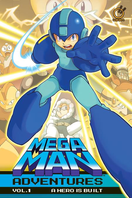 Mega Man:  Adventures - Vol 01: A Hero is Built - HC - Patrick Spaziante Main Cover (Closed)