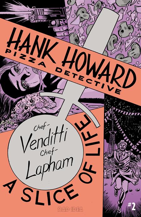Hank Howard: Pizza Detective - A Slice of Life #2 - David Lapham Main Cover (Closed)
