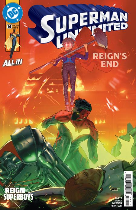 Superman: Unlimited #14 - Reign of the Superboys - Taurin Clarke Main Cover (Closed)
