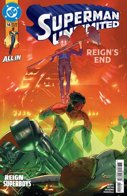 Superman: Unlimited #14 - Reign of the Superboys - Taurin Clarke Main Cover (Closed)