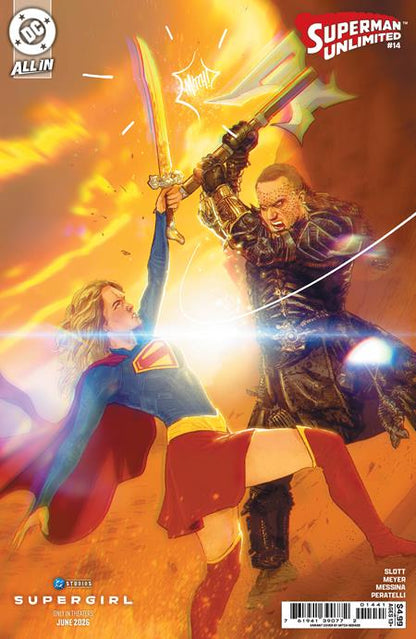 Superman: Unlimited #14 - Reign of the Superboys - Mitch Gerads Supergirl Movie Variant (Closed)