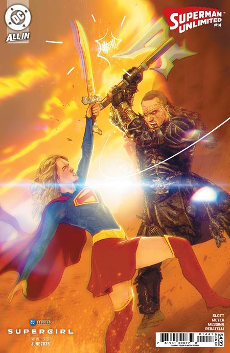 Superman: Unlimited #14 - Reign of the Superboys - Mitch Gerads Supergirl Movie Variant (Closed)