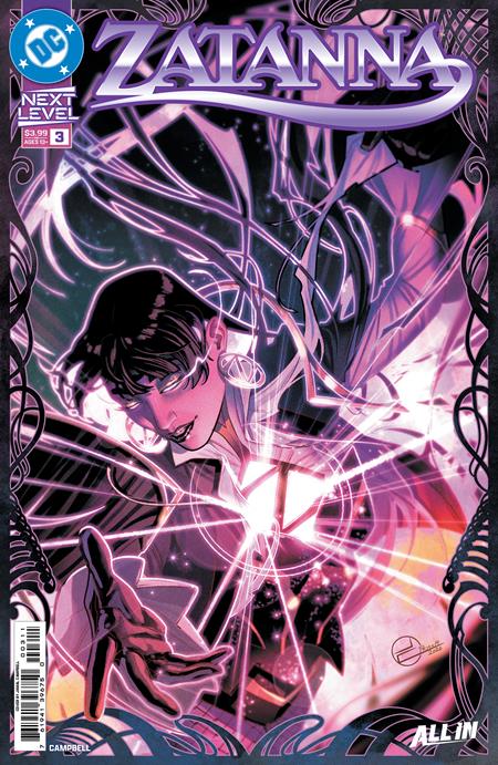 Zatanna #3 - Next Level - Jamal Campbell Main Cover (Closed)