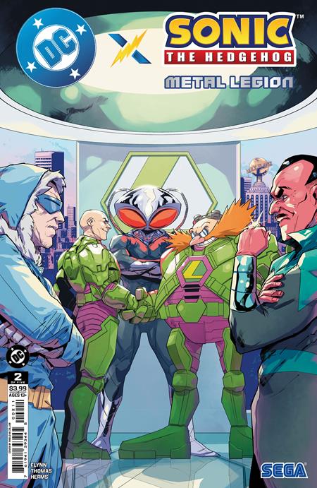 DC x Sonic the Hedgehog: The Metal Legion #2 - Pablo M. Collar Main Cover (Released)
