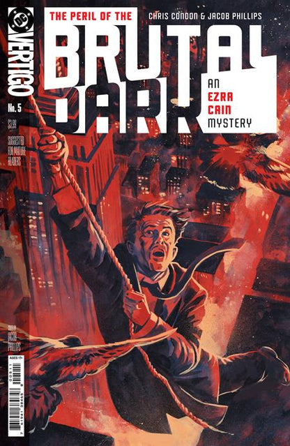 Peril of the Brutal Dark: An Ezra Cain Mystery #5 - Jacob Phillips Main Cover (Closed)