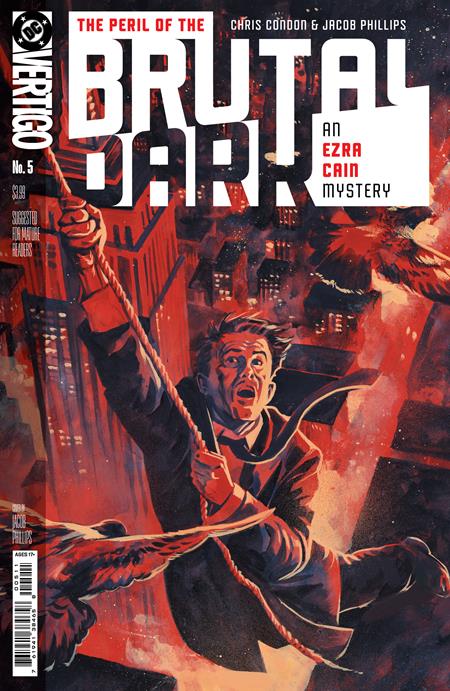 Peril of the Brutal Dark: An Ezra Cain Mystery #5 - Jacob Phillips Main Cover (Closed)