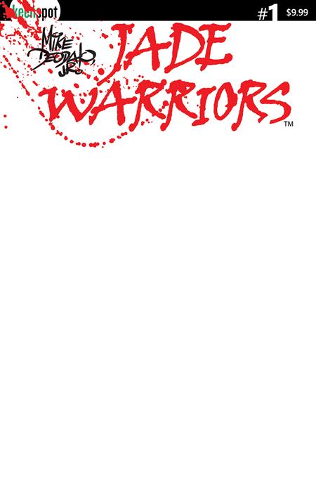 Jade Warriors #1 - Blank Sketch Variant (Closed)