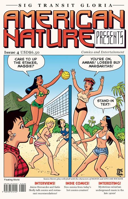 American Nature Presents #4 - Greg, Fake Main Cover (Closed)