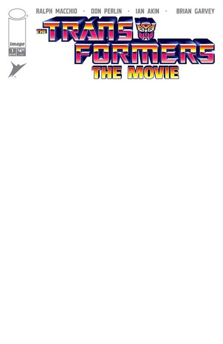 Transformers: The Movie 40th Anniversary Edition #1 - Blank Sketch Variant (Released)