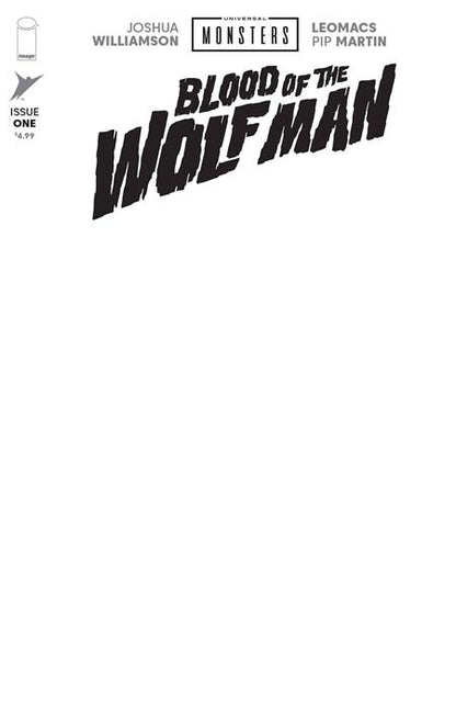 Blood of the Wolf Man #1 - Universal Monsters - Blank Sketch Variant (Closed)