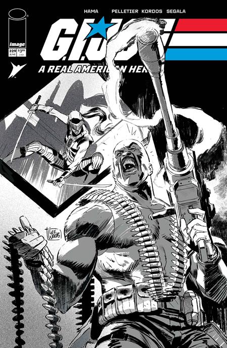 GI Joe: A Real American Hero #329 - Lee Weeks B&W Variant (Closed)