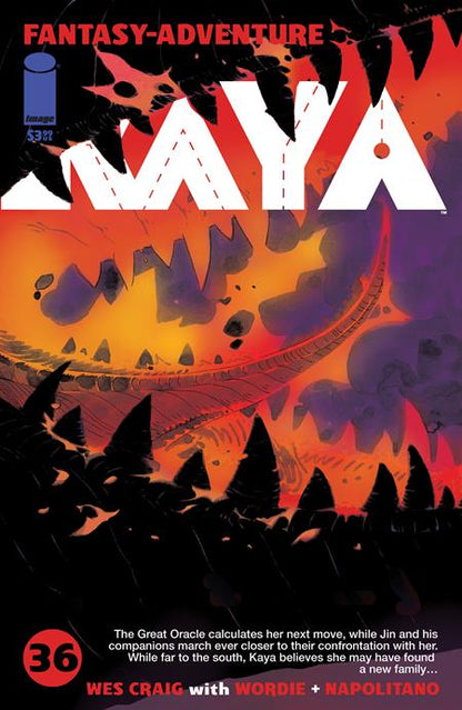 Kaya #36 - Image - Wes Craig Main Cover (Closed) R2633