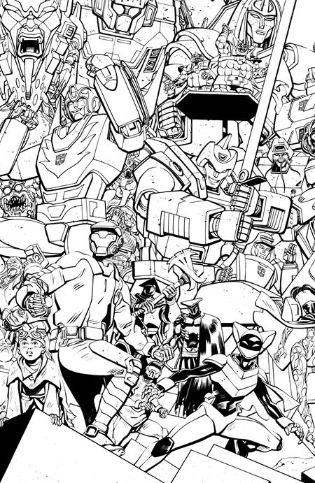 Void Rivals #31 - Energon Universe - Tom Reilly 3rd Anniversary B&W Variant (Closed)