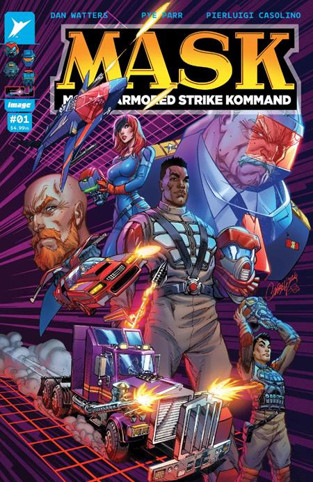 Mask #1 "Energon Universe" - M.A.S.K. - J Scott Campbell Foil Variant (Closed)