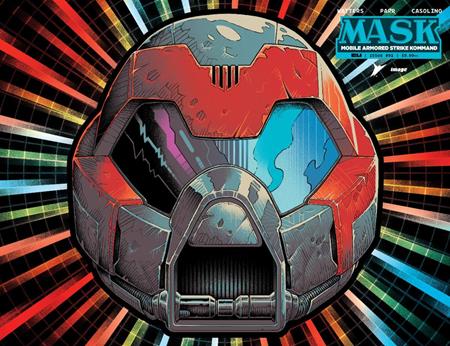 Mask #1 "Energon Universe" - M.A.S.K. - Pye Parr Die Cut Foil Mask Variant (Closed)