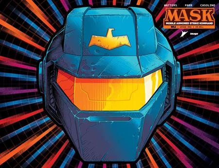 Mask #1 "Energon Universe" - M.A.S.K. - Pye Parr Die Cut Foil Spectrum Mask Variant (Closed)
