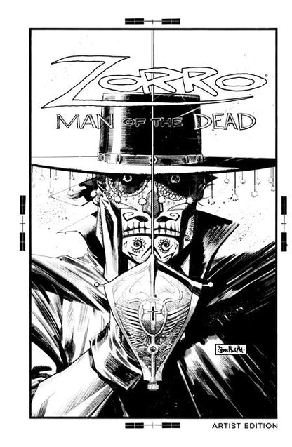 Zorro - Vol 01: Man of the Dead - B&W Artist Edition - 9781961012240 - HC (Closed)