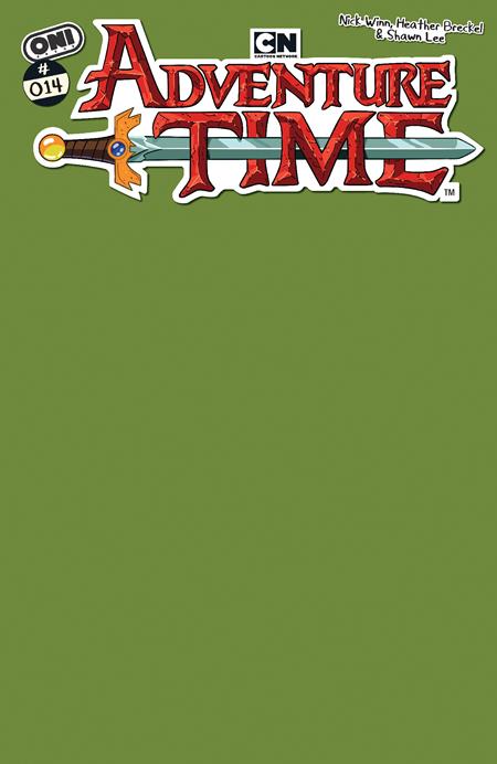 Adventure Time #14 - 2025 - Green Blank Sketch Variant (Closed)