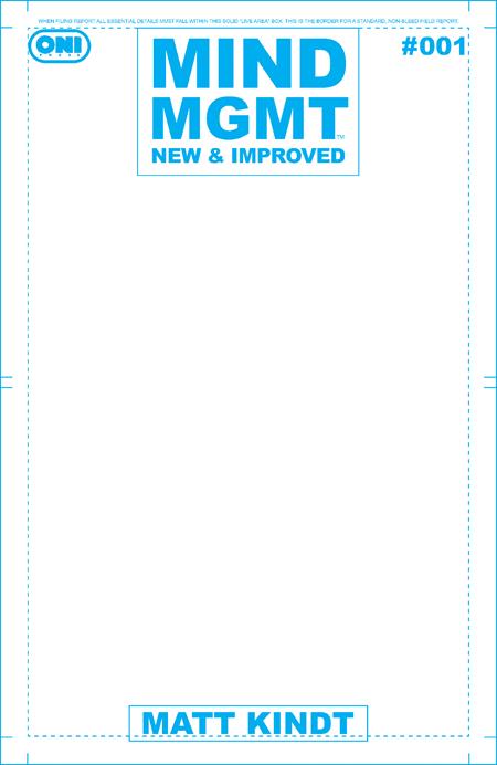Mind MGMT New & Improved #1 - Blank Sketch Variant (Closed)