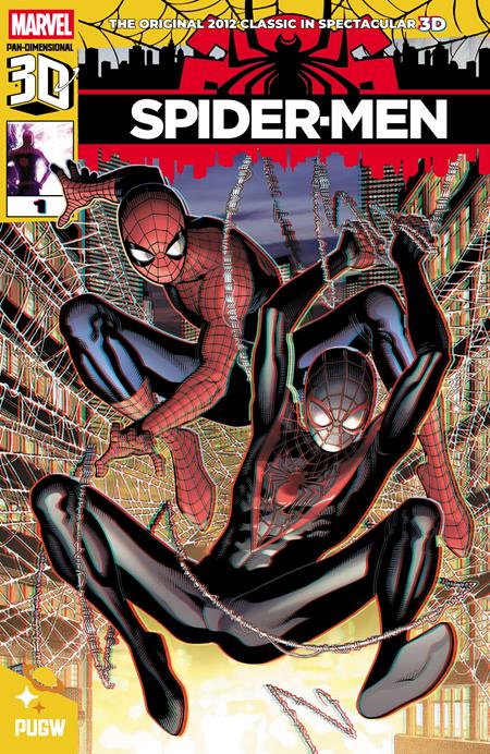 Spider-Men #1 "2012" - Pan Dimensional 3D Edition - Jimmy Cheung Main Cover (Closed)