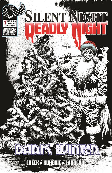 🔞 Silent Night: Deadly Night - Dark Winter #1 - Roy Allan Martinez B&W Limited Edition Variant (Closed)