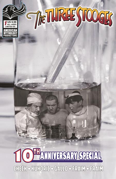 Three Stooges Am: 10th Anniversary #1 - B&W Photo Variant (Closed)